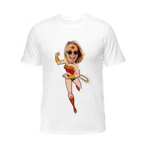 חולצה גיבורת על בעיצוב אישי