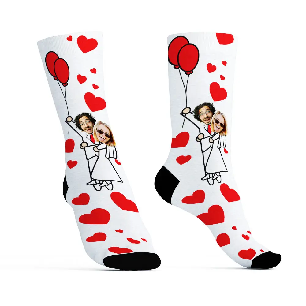 גרביים עם פרצופים חתונה