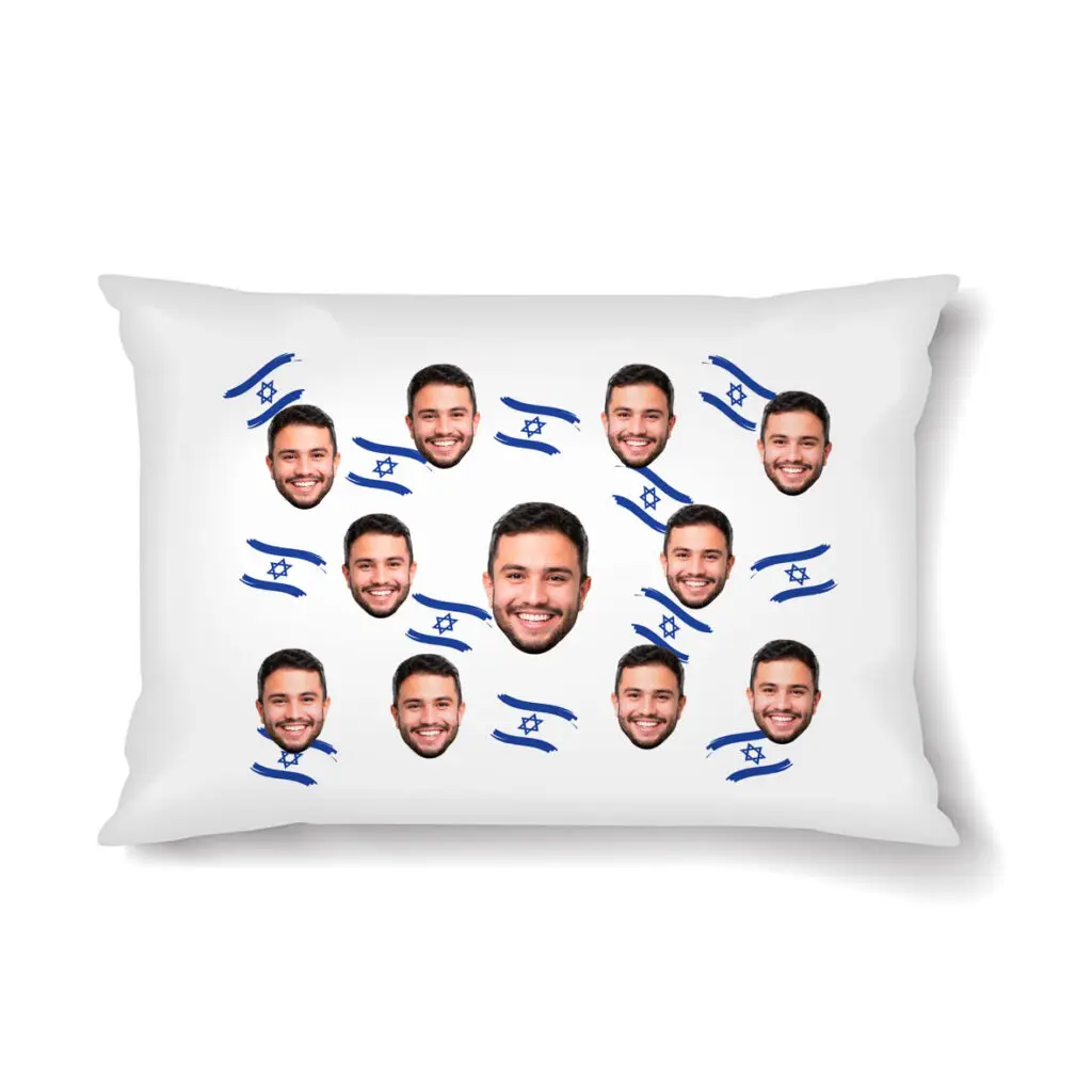 ציפית עם פרצופים ודגלי ישראל בעיצוב אישי